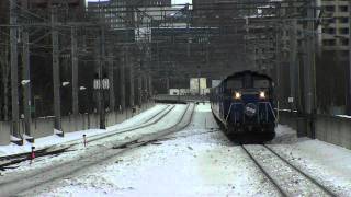 寝台特急　北斗星　回送　桑園駅　2012年1月1日