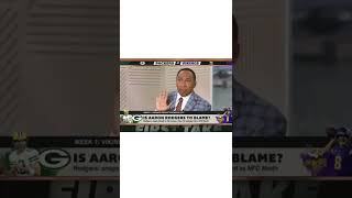 Stephen A. on Aaron Rodgers #shorts