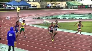 近江高校男子陸上競技部　井口１００ｍ（予選）　2015.8.20