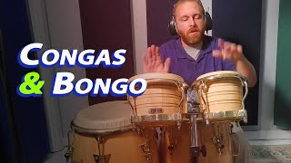 Congas and Bongo Setup - Percussion Lesson