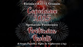 FORMIA (Lt)- CAPODANNO 2025-PIROTECNICA PAOLELLI (Night Show)