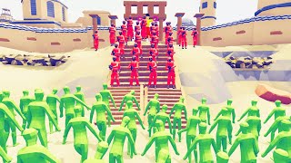 Squidgame Defend the City Zombies invaded the City - Totally Accurate Battle Simulator TABS