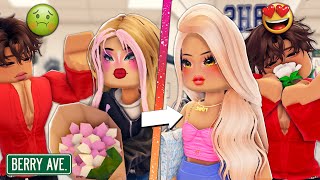 ROBLOX Berry Avenue RP Love Story 💖 My CRUSH REJECTED me! Then I became a BADDIE...