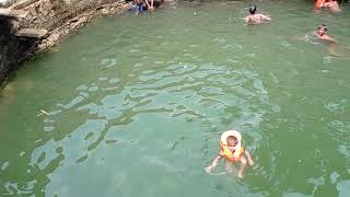 Mandya Gowda Foundation | Cubs Care Centre | Devanand Learning Swimming in Open Well