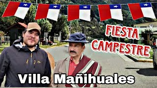 PARTICIPO DE UNA FIESTA CAMPESTRE- ANIVERSARIO DE VILLA MAÑIHUALES 🇨🇱 #youtube #travel #chile