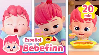 ¿Cómo Será la Rutina Diaria de Bebefinn?☀️🌙 | Mix | Canciones Infantiles | Bebefinn en español