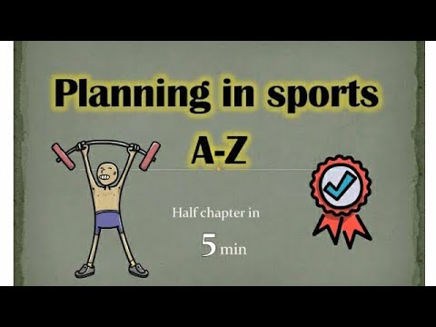 Planning In Sports | Class 12 Physical Education || CBSE BOARD | PART 1 ...