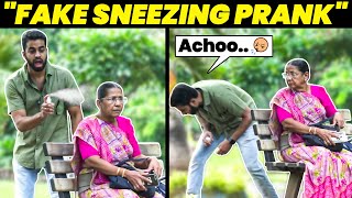 SNEEZING PRANK ON STRANGERS🤧 | PEOPLE GOT ANGRY!😨 | BECAUSE WHY NOT