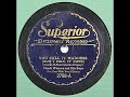 Chuck Winters And His Boys : You Call It Madness - Superior 2758 - 78 RPM - Jazz (11/16/1931)