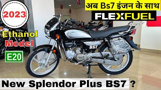 2023 Hero Splendor Plus BS7😍Ethanol Model✅Review | New Features | Changes | Price😍अब BS7 इंजन के साथ