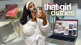 THAT GIRL DIARIES: monthly reset | goal planning, self care, shopping + decluttering