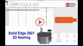 Solid Edge 2021 - 2D Nesting