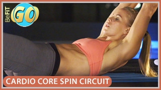 Cardio Core Spin Circuit Workout: BeFiT GO- 15 Mins