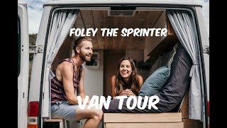 VAN TOUR of our OFF-GRID tiny home on WHEELS | The Wandering Wagners