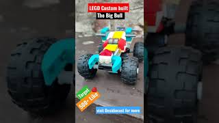 The Big Bull Monster truck | I built my own custom LEGO car | #lego monster truck #shorts