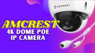 Amcrest UltraHD 4K dome POE IP Camera-Poe 4k security camera