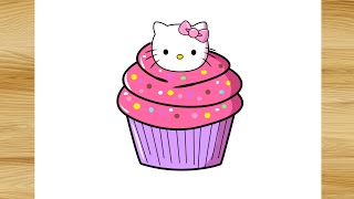 كيفية رسم كب كيك/تعليم الرسم للمبتدئين How to draw cupcake\\ Lezioni di disegno per principianti