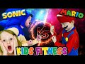 Kids Workout! SONIC VS. MARIO! An Epic Fun Fitness Adventure!