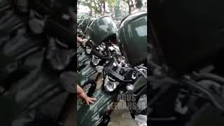 TIDAK MAU KALAH DENGAN KOMCAD, BEGINI TAMPILAN MOTOR TNI BABINSA#shorts