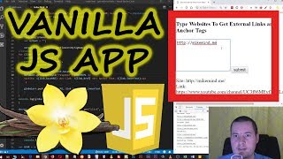 Easy Vanilla JavaScript App To Get External links From Sites - Build From Scratch Fast Tutorial