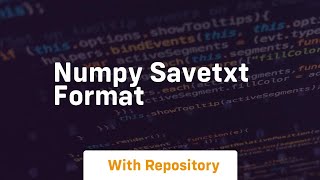 numpy savetxt format
