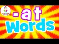 -AT Words for Kids | Read -AT Words for Children (Word Family Series)