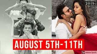Top 10 Hindi/Indian Songs of The Week August 5th-11th 2019 | New Bollywood Songs Video 2019!