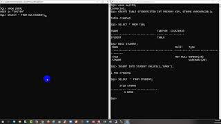 Part01 2: Practical with SQLPlus