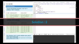 Python Prutor Week 5 Quiz Complete Solution
