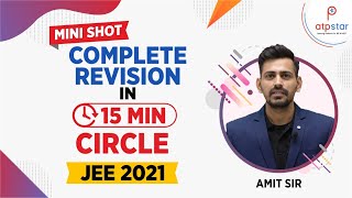 Mini Shot | Revise in 15 Min | Circle | Coordinate Geometry | JEE 2022 |  ATP STAR