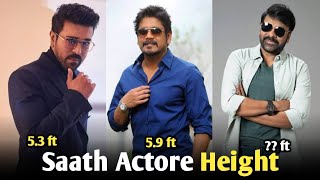 Top 10 Tallest South Indian Actors 2023 | South Indian Actors Height 2023 | Tollywood Actors Height