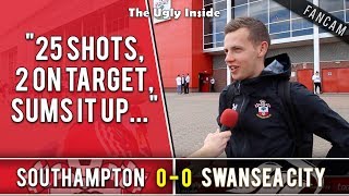 "25 shots, 2 on target, sums it up..." | Southampton 0-0 Swansea City | The Ugly Inside