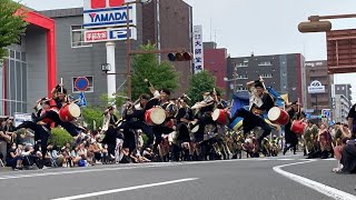 室蘭百花繚蘭 2023 7/30 むろらん港まつり パレード会場2番