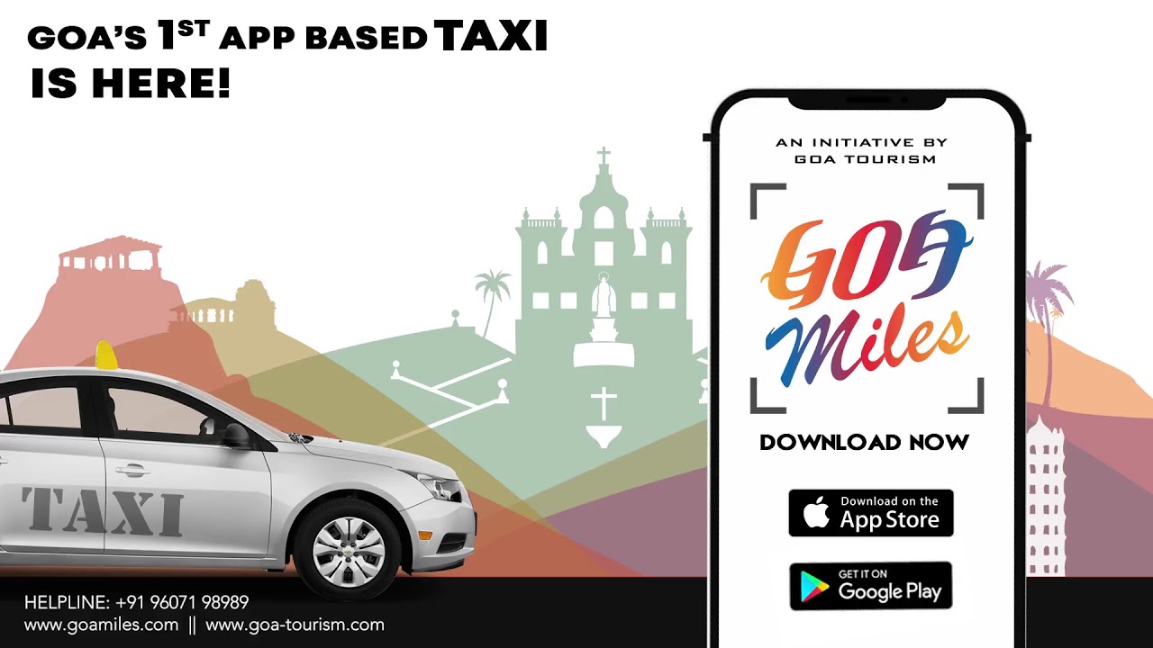 Goamiles Goa S First App Based Taxi Service Youtube