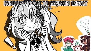 Fandom reacts to Genshin Impact (Nahida) . 1/4 . GI, TBHK, SXF, TDLOSK