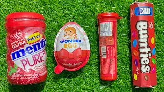 Satisfying video ||I opened the Surprises eggs and Skittles Bunnties with Mentose ||ASMR