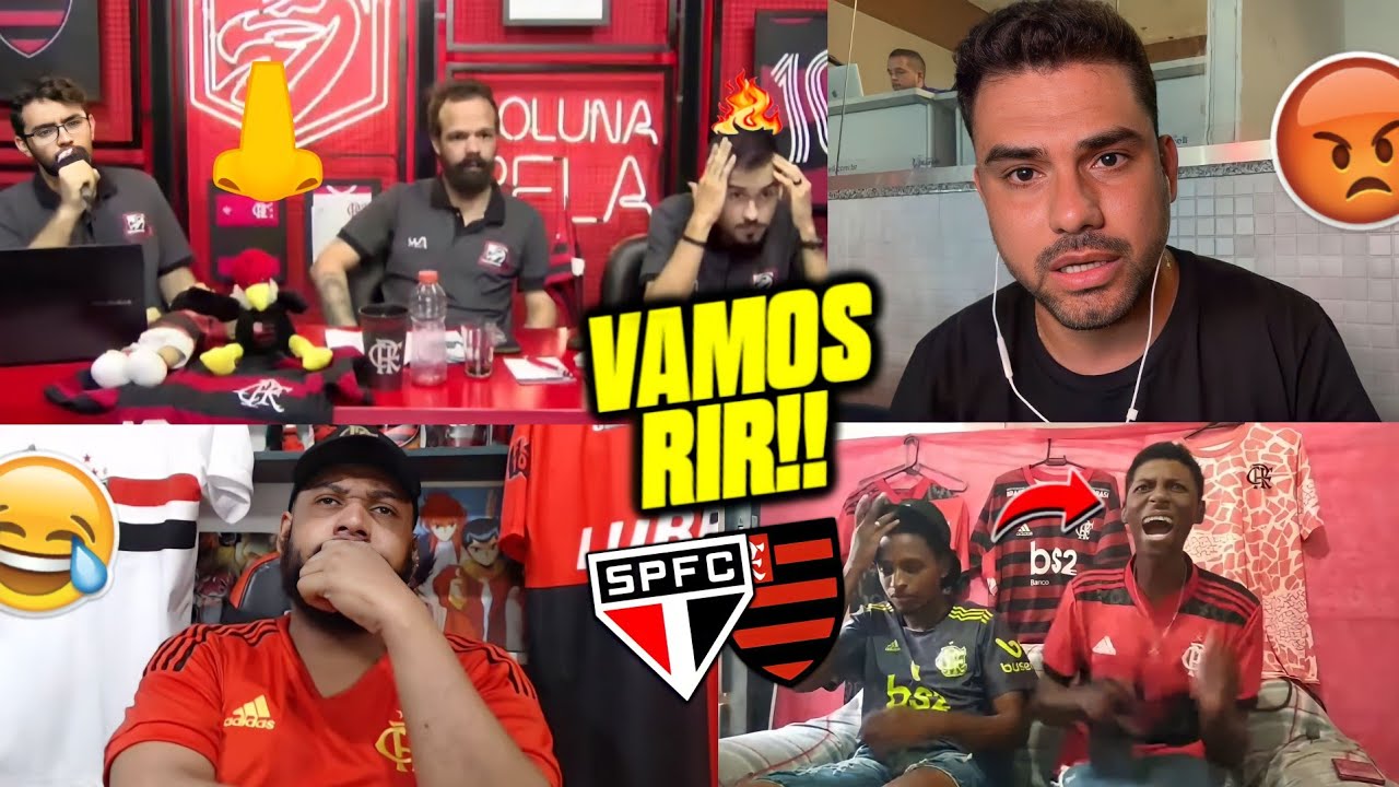 REAÇÕES FLAMENGUISTA BRAVAS COM VICE DA COPA DO BRASIL! REACT SÃO PAULO ...