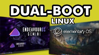 DUAL-BOOT LINUX! EndeavourOS + elementary OS installation #archlinux #ubuntu