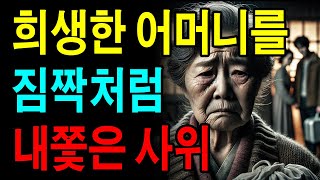 “집에서 나가주세요.” 딸 위해 희생한 어머니… 결국 사위에게 버림받았다 | 사연 | 노후 | 라디오 | 오디오북 | 노년의삶 | 인생이야기