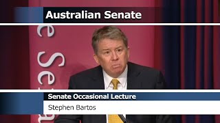 Senate Occasional Lecture - Stephen Bartos (2014)