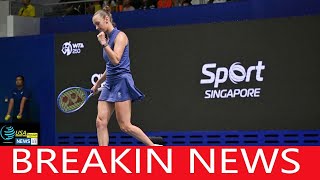 Elise Mertens is set to face Ann Li in the Singapore Tennis Open final, as top seed Anna Kalinskaya