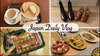 hunt for New Year Sales, new shoes, homey drinking dinner | japan vlog