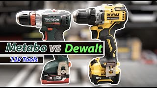 Metabo vs Dewat (12v Drill Drivers)