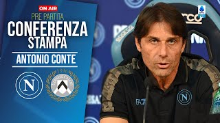 🎙️CONFERENZA STAMPA CONTE pre NAPOLI-UDINESE | LE PAROLE DI CONTE