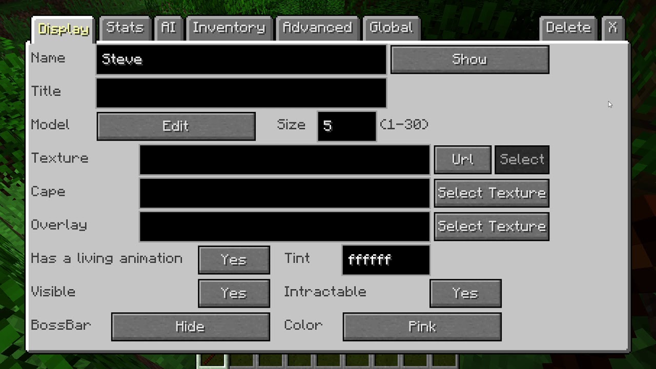 Using The Custom Npcs Mod Youtube