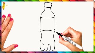 How To Draw A Bottle Step By Step - Bottle Drawing