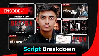 Saqlain Khan Documentary Script Breakdown | Full Process