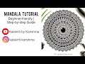 How to Draw Mandala | Beginners-Tutorial #mandalatutorial #mandala #mandalapatterns