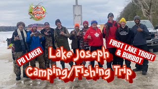 Lake Joseph Camping/Fishing Trip - First Lake Trout \u0026 Burbot