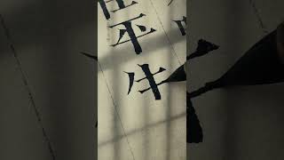 手书雕版宋体定风波，你喜欢吗？Song font #calligraphy#calligraphyart #宋体 #chinesehandwriting